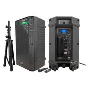Cabina Activa Maxlin MX10Z 640W – Parlante 10” con Bluetooth y Micrófono