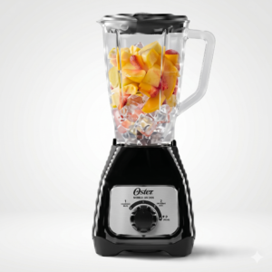 Licuadora Oster 1.25 L – Vaso Plástico Resistente con 2 Velocidades y Pulso