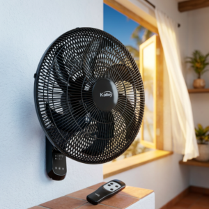 Ventilador de Pared Kalley 18” – Potencia 100W con Control Remoto y Panel Digital