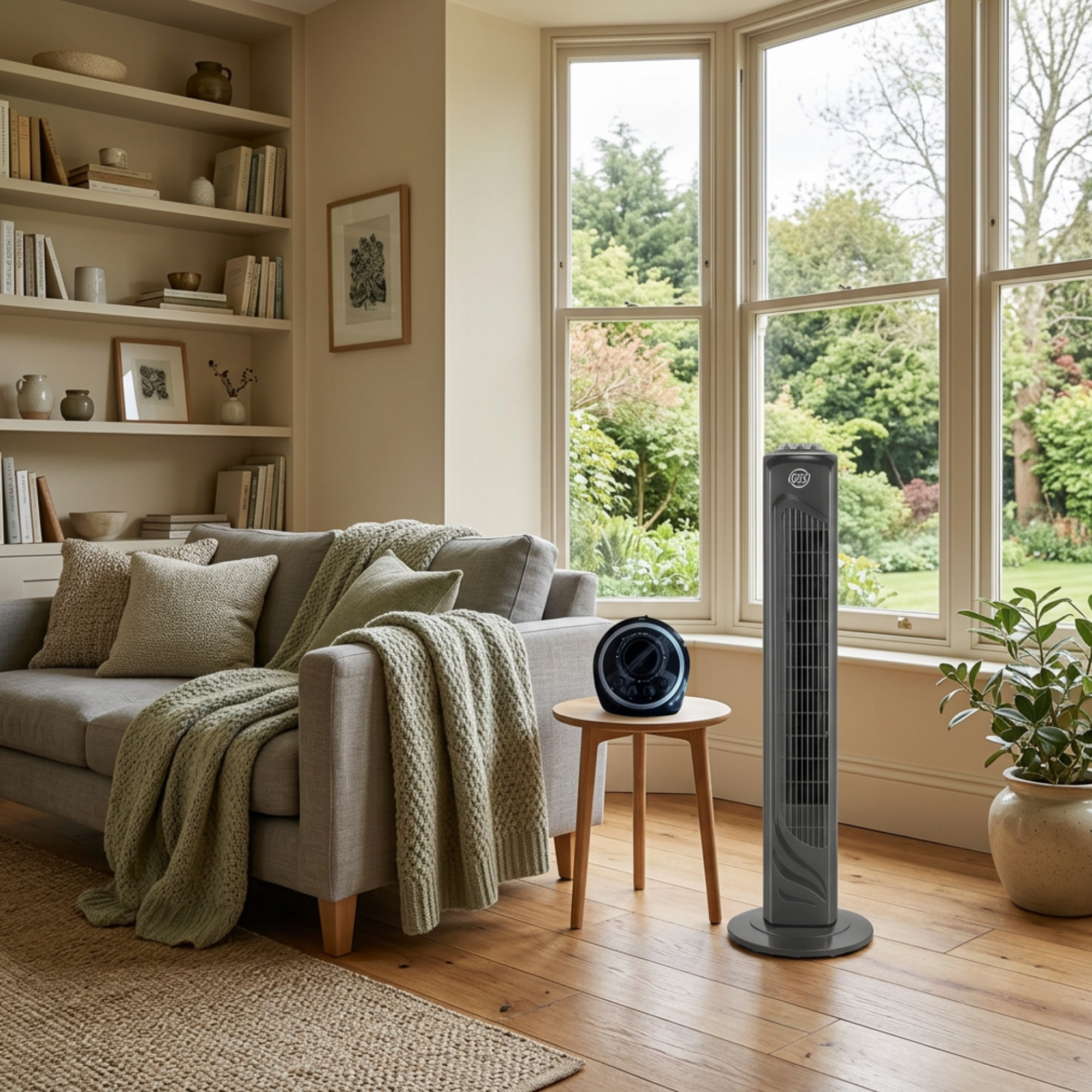 Ventilador Torre 75 cm – Compacto, Potente y Silencioso