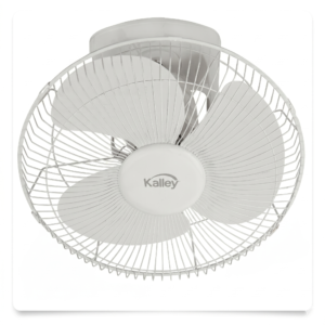 Ventilador Orbital Kalley 16” – Potencia 60W con Giro 360° y Fijación al Techo