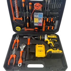 Taladro Percutor Inalámbrico 24V – 2 Velocidades + Kit Completo