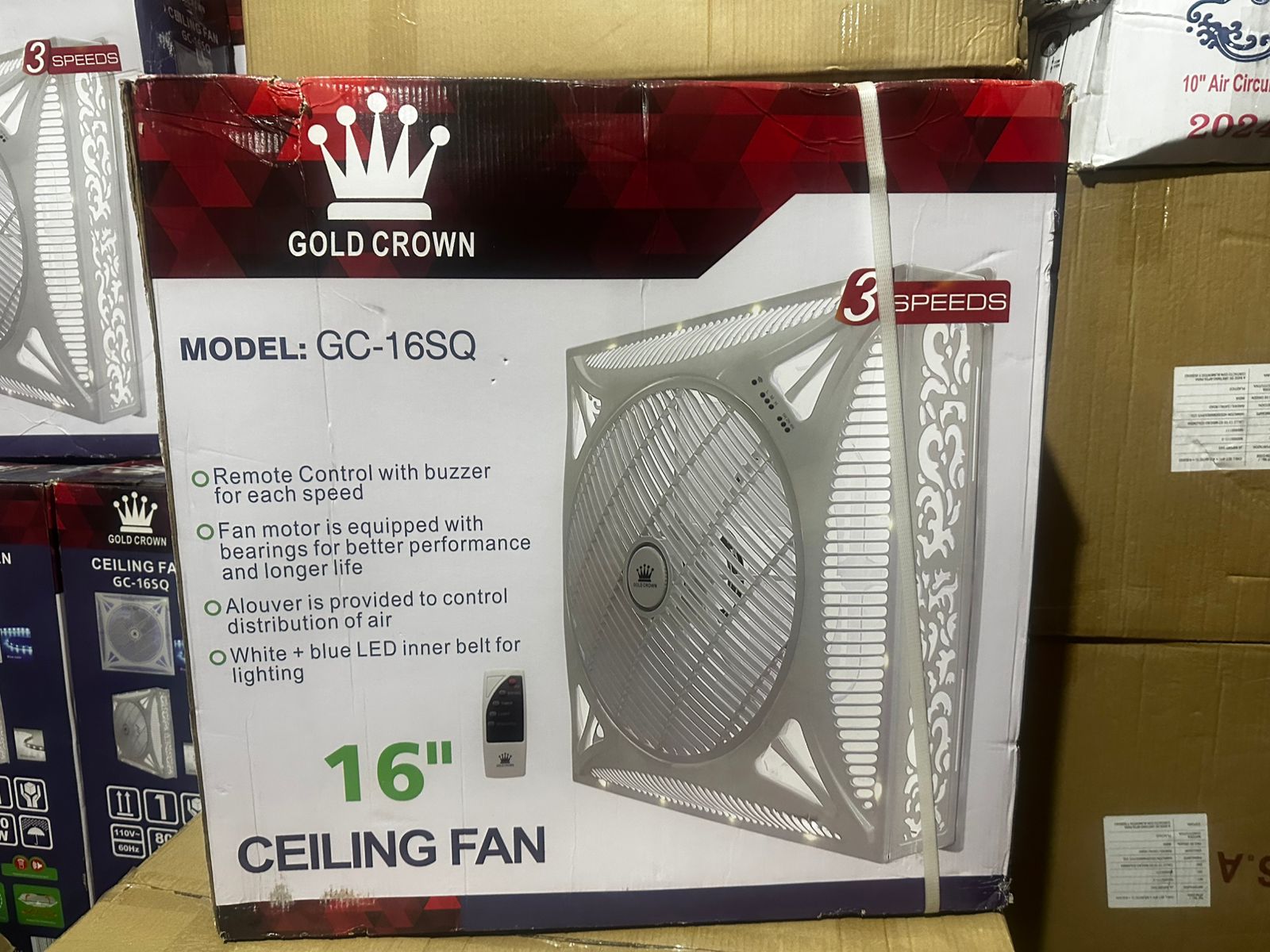 Ventilador De Techo Con Luz Led + Control Remoto - Image 4