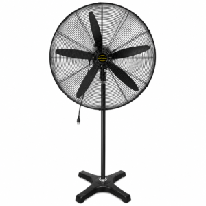 Ventilador Industrial Matusha 26” – Pedestal Metálico, Aspas de Aluminio y 3 Velocidades