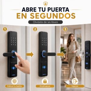 Chapa Inteligente 5 en 1 – Seguridad y Comodidad en un Solo Dispositivo