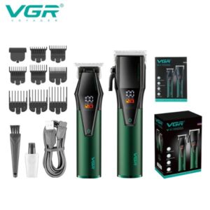 Máquina de Motilar y Patillera VGR V67 – Set Profesional 2 en 1