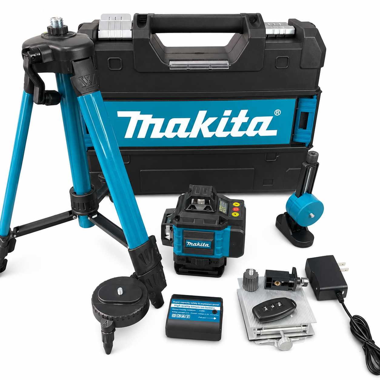 Nivel Láser MK 16 Líneas – Doble Batería + Control Remoto
