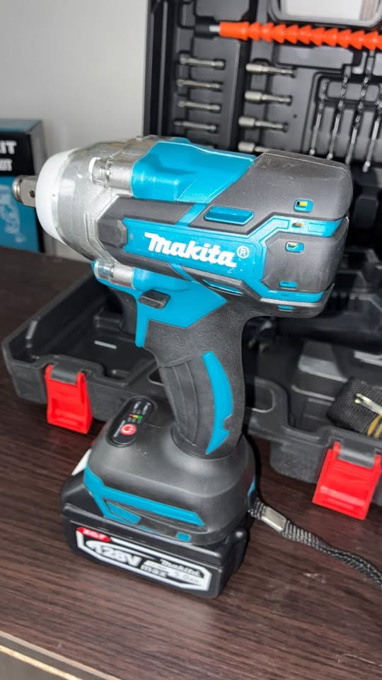 Pistola de Impacto MK 128V – Brushless + Doble Batería