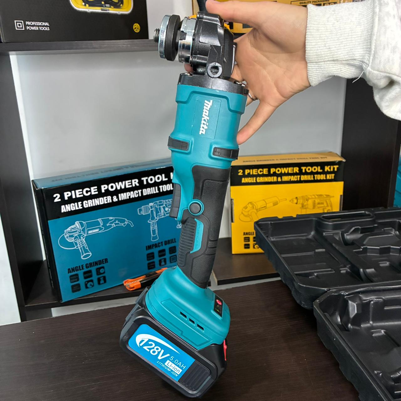 Pulidora Inalámbrica Brushless 128V – Velocidad Variable + Doble Batería - Image 2