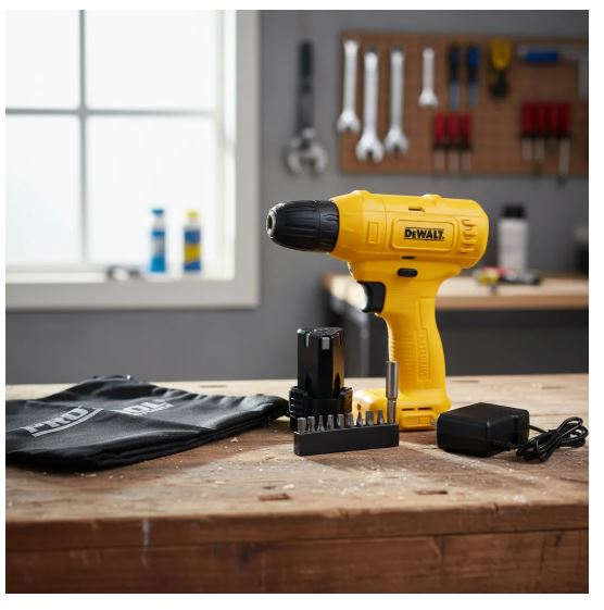Taladro Inalámbrico 21V – Compacto + Kit de Brocas